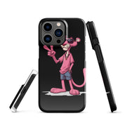 Cover iPhone Resistente – Compatibile con Ricarica Wireless – Design Pink Panter-Biiply