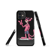Cover iPhone Resistente – Compatibile con Ricarica Wireless – Design Pink Panter-Biiply