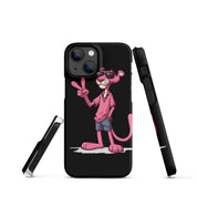 Cover iPhone Resistente – Compatibile con Ricarica Wireless – Design Pink Panter-Biiply