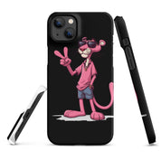 Cover iPhone Resistente – Compatibile con Ricarica Wireless – Design Pink Panter-Biiply