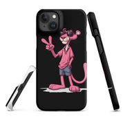 Cover iPhone Resistente – Compatibile con Ricarica Wireless – Design Pink Panter-Biiply