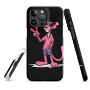 Cover iPhone Resistente – Compatibile con Ricarica Wireless – Design Pink Panter-Biiply