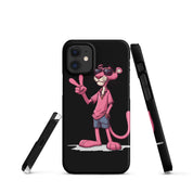 Cover iPhone Resistente – Compatibile con Ricarica Wireless – Design Pink Panter-Biiply