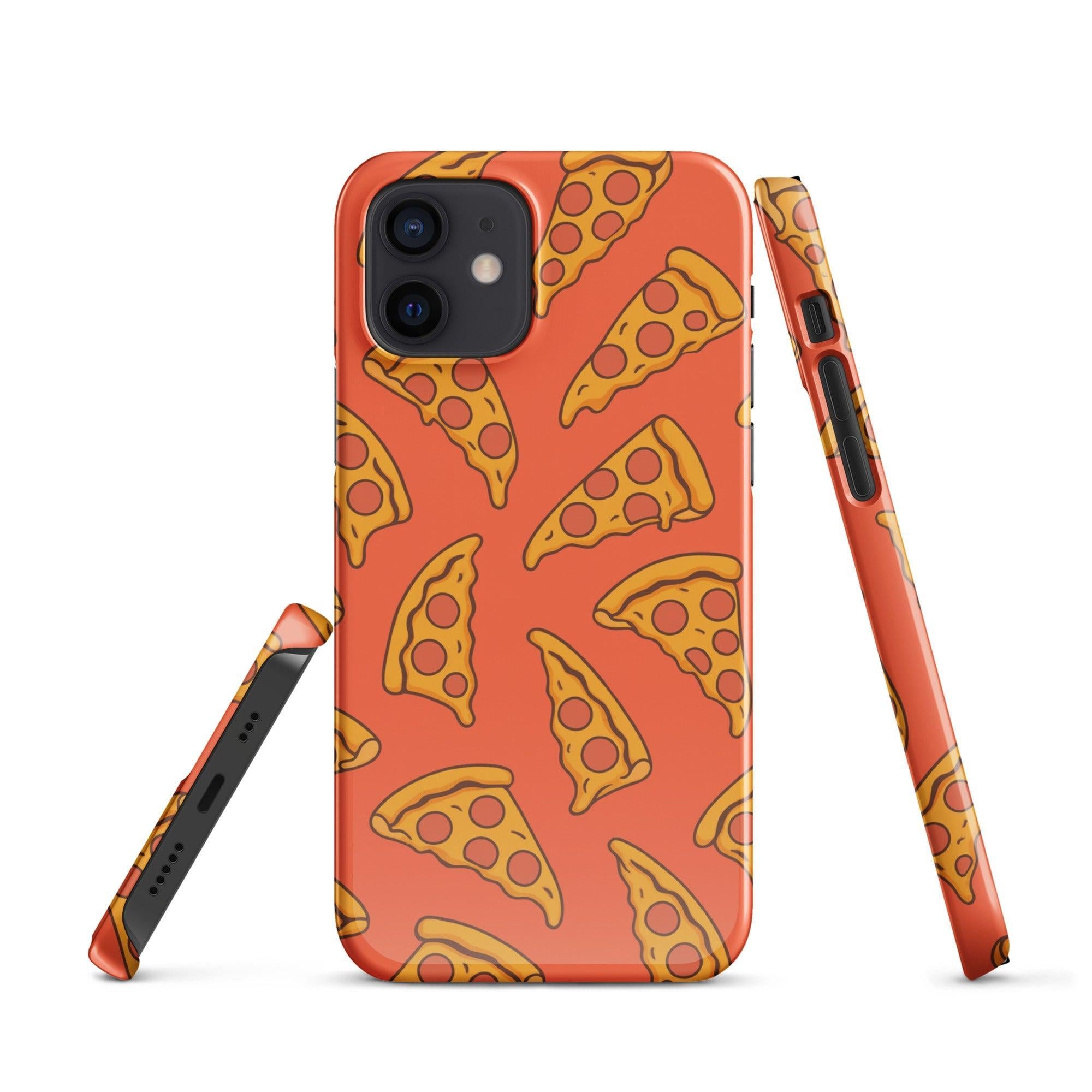 Cover iPhone Resistente – Compatibile con Ricarica Wireless – Design Pizza-Biiply