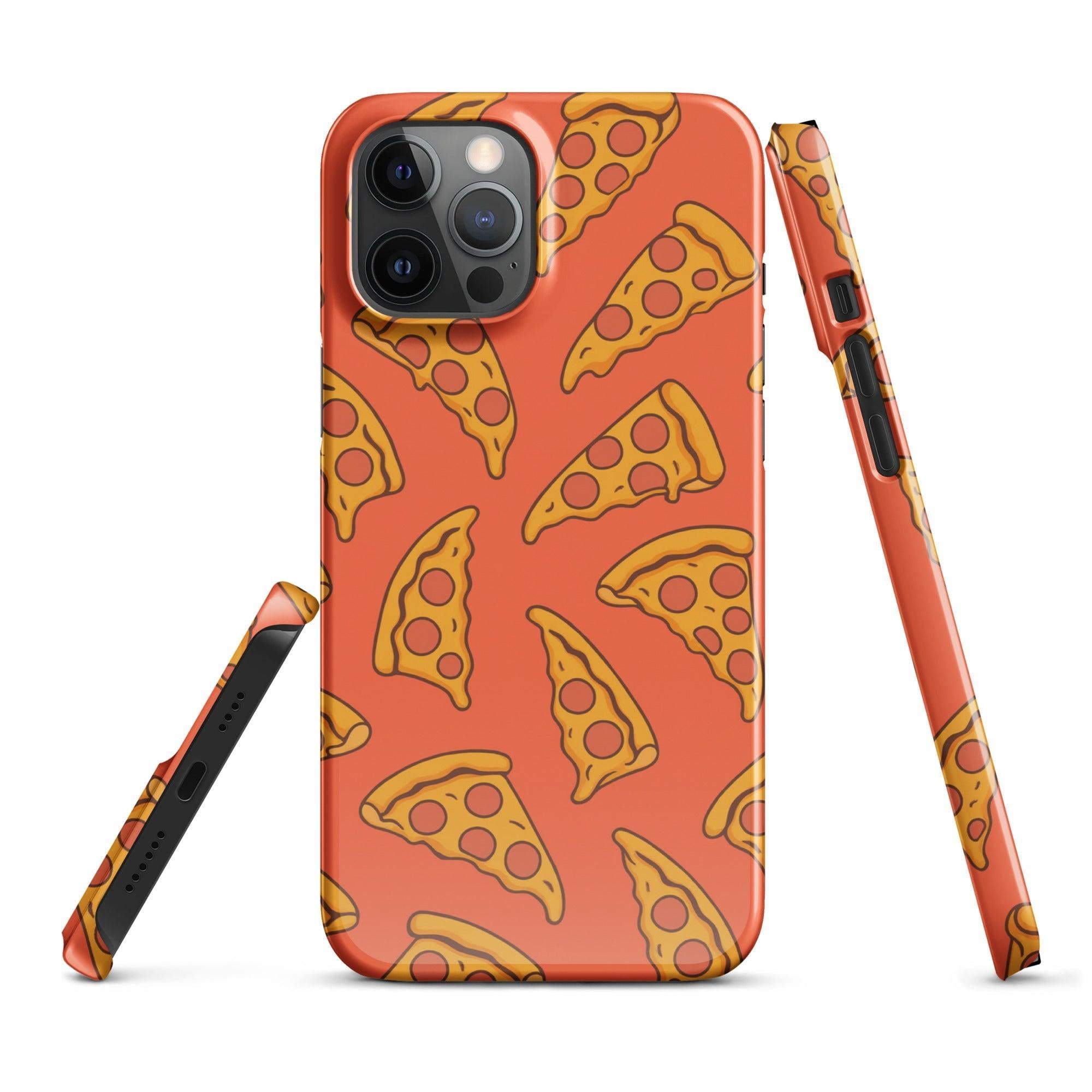 Cover iPhone Resistente – Compatibile con Ricarica Wireless – Design Pizza-Biiply