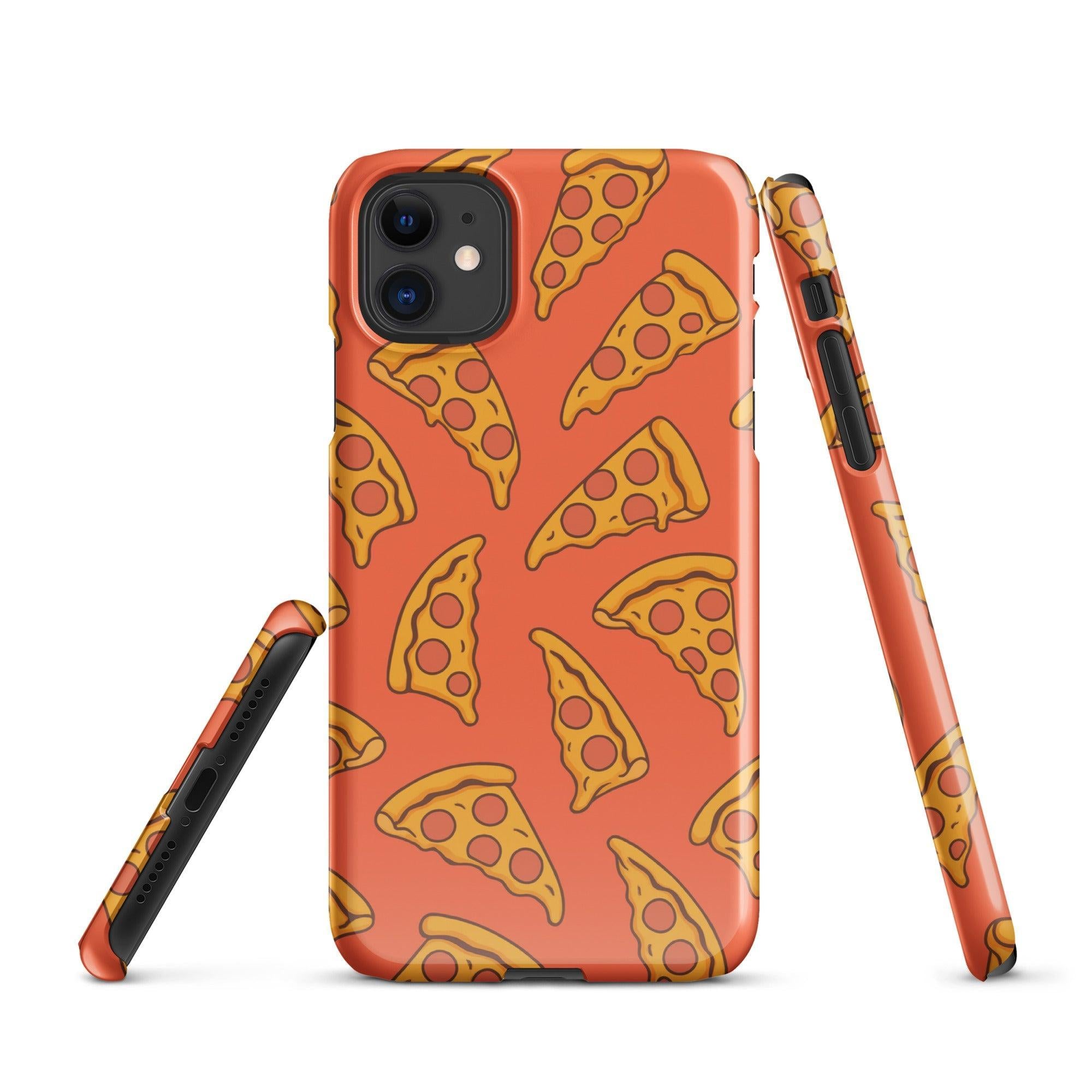 Cover iPhone Resistente – Compatibile con Ricarica Wireless – Design Pizza-Biiply