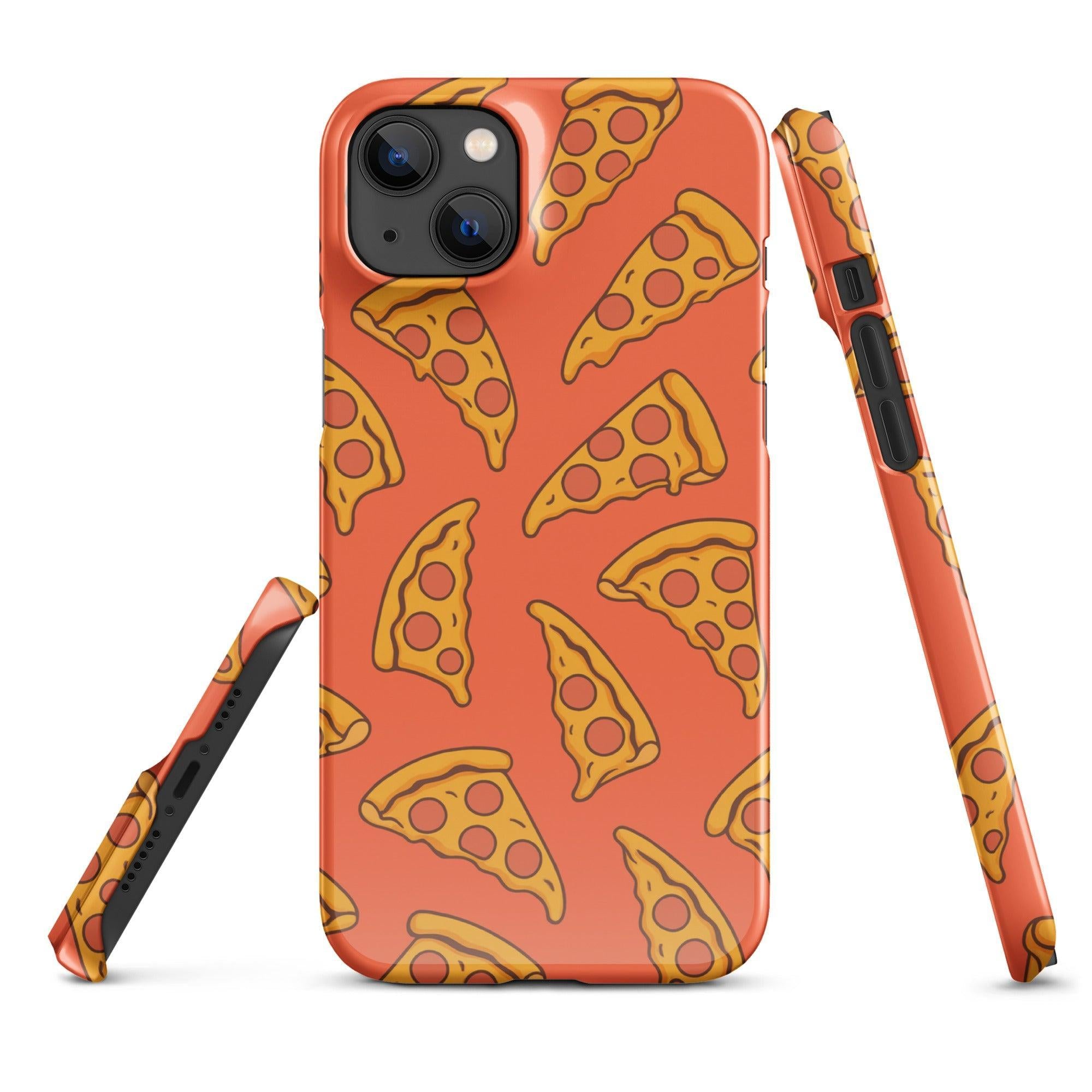 Cover iPhone Resistente – Compatibile con Ricarica Wireless – Design Pizza-Biiply
