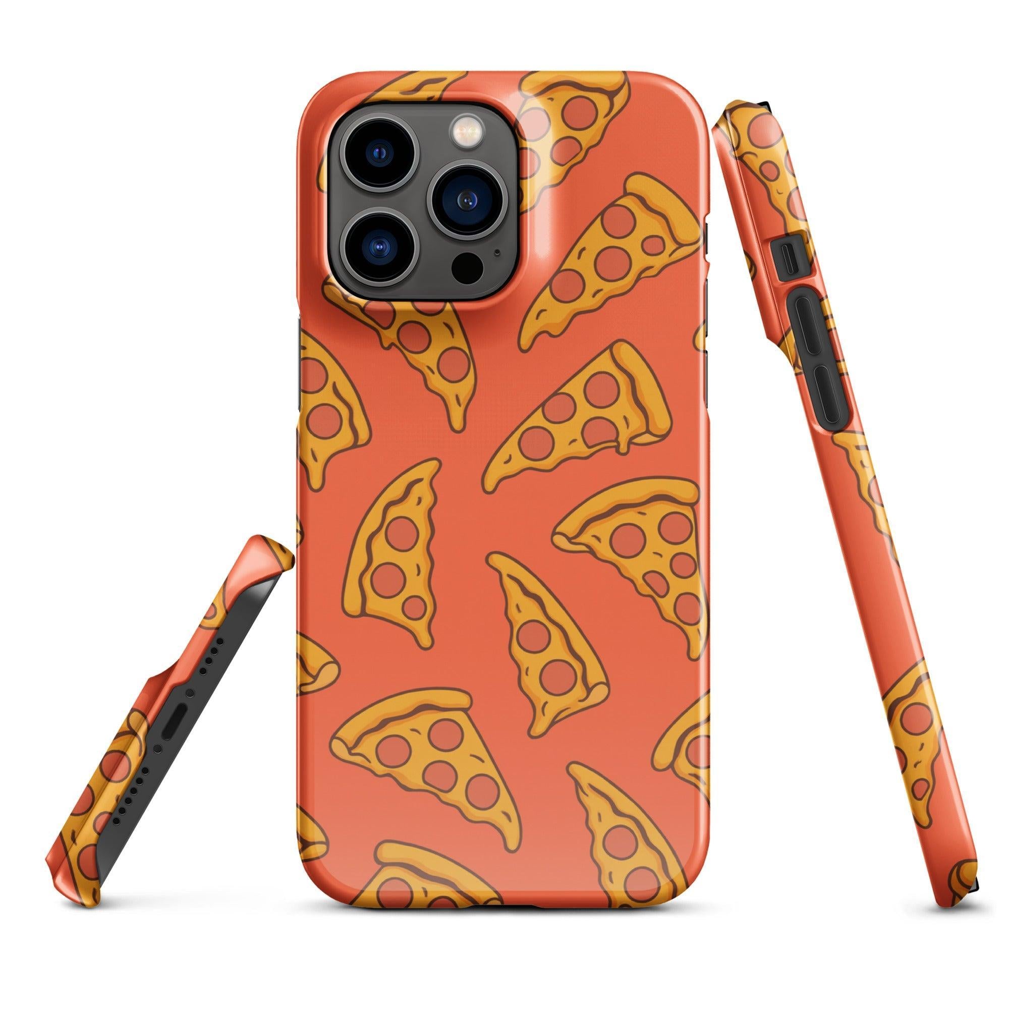 Cover iPhone Resistente – Compatibile con Ricarica Wireless – Design Pizza-Biiply