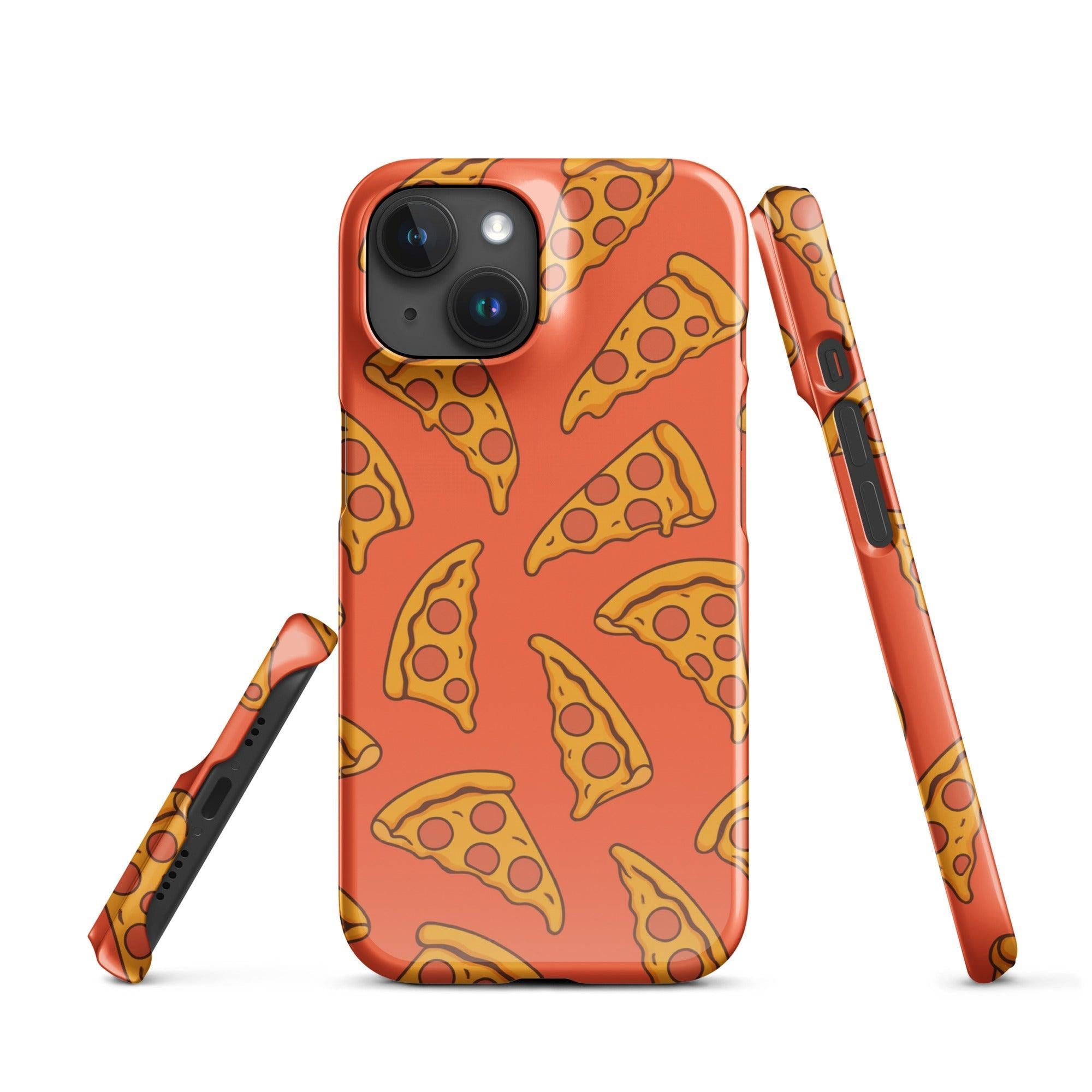 Cover iPhone Resistente – Compatibile con Ricarica Wireless – Design Pizza-Biiply