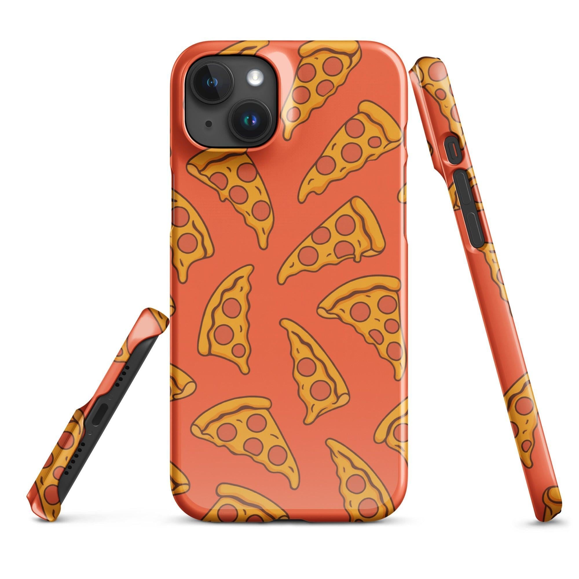 Cover iPhone Resistente – Compatibile con Ricarica Wireless – Design Pizza-Biiply