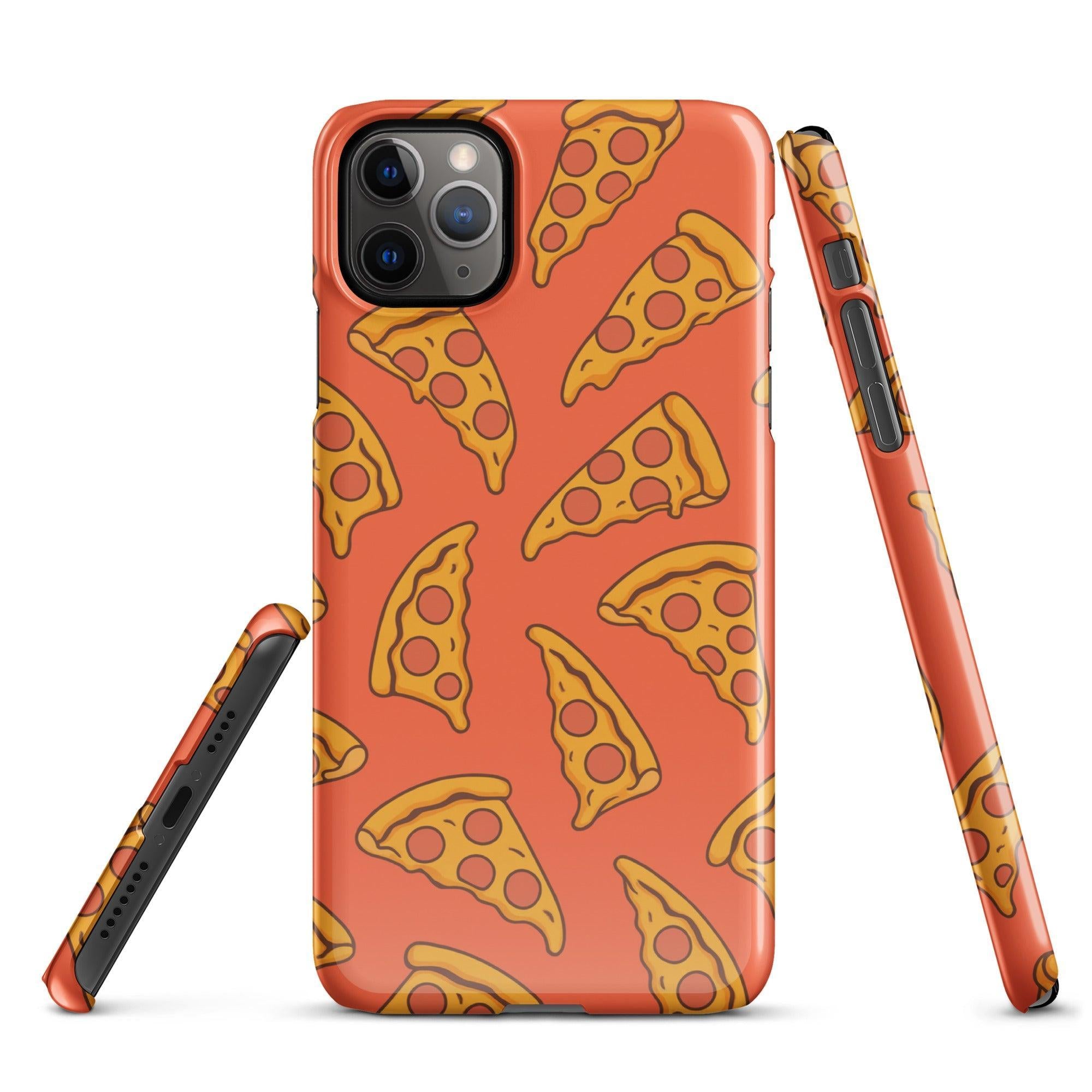 Cover iPhone Resistente – Compatibile con Ricarica Wireless – Design Pizza-Biiply