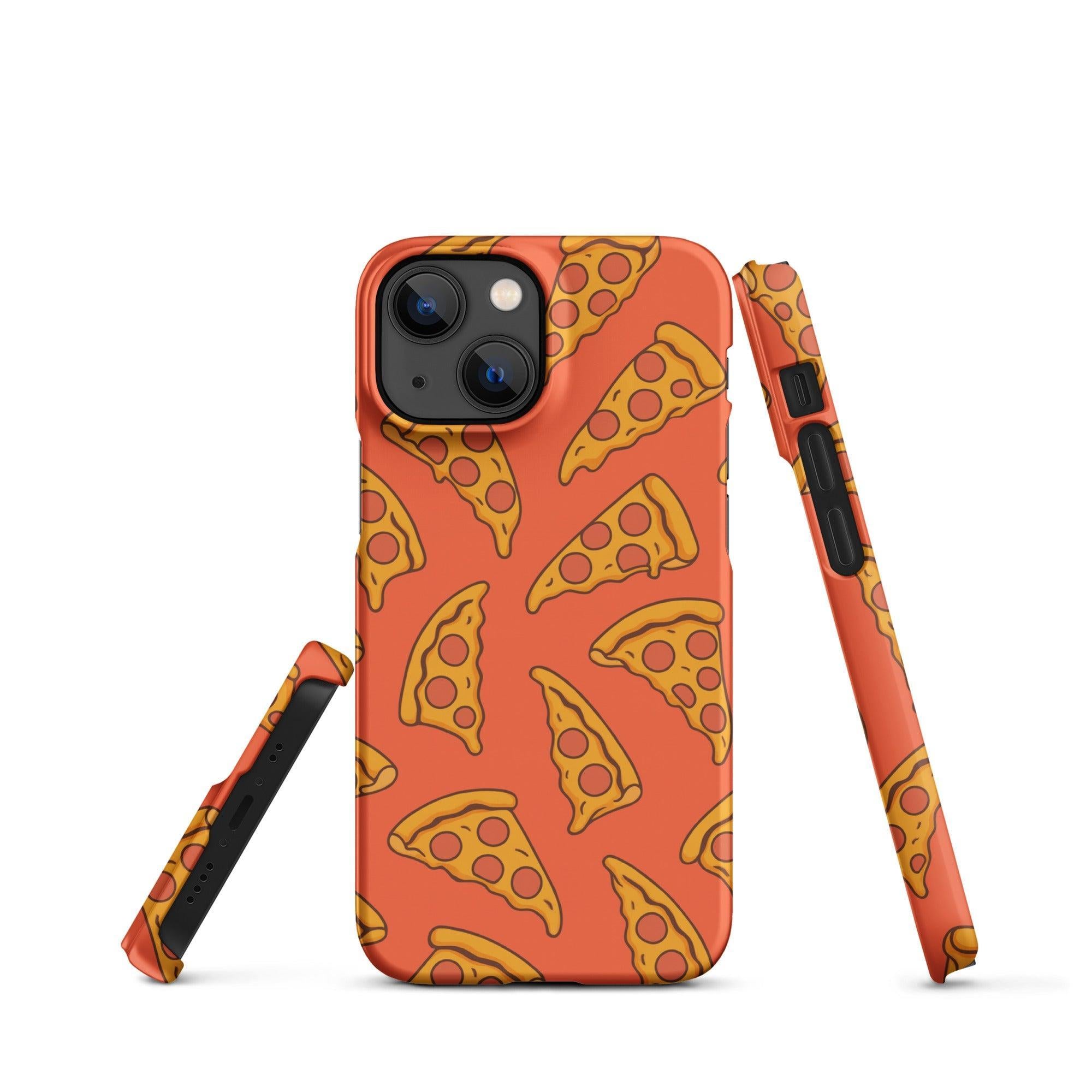 Cover iPhone Resistente – Compatibile con Ricarica Wireless – Design Pizza-Biiply