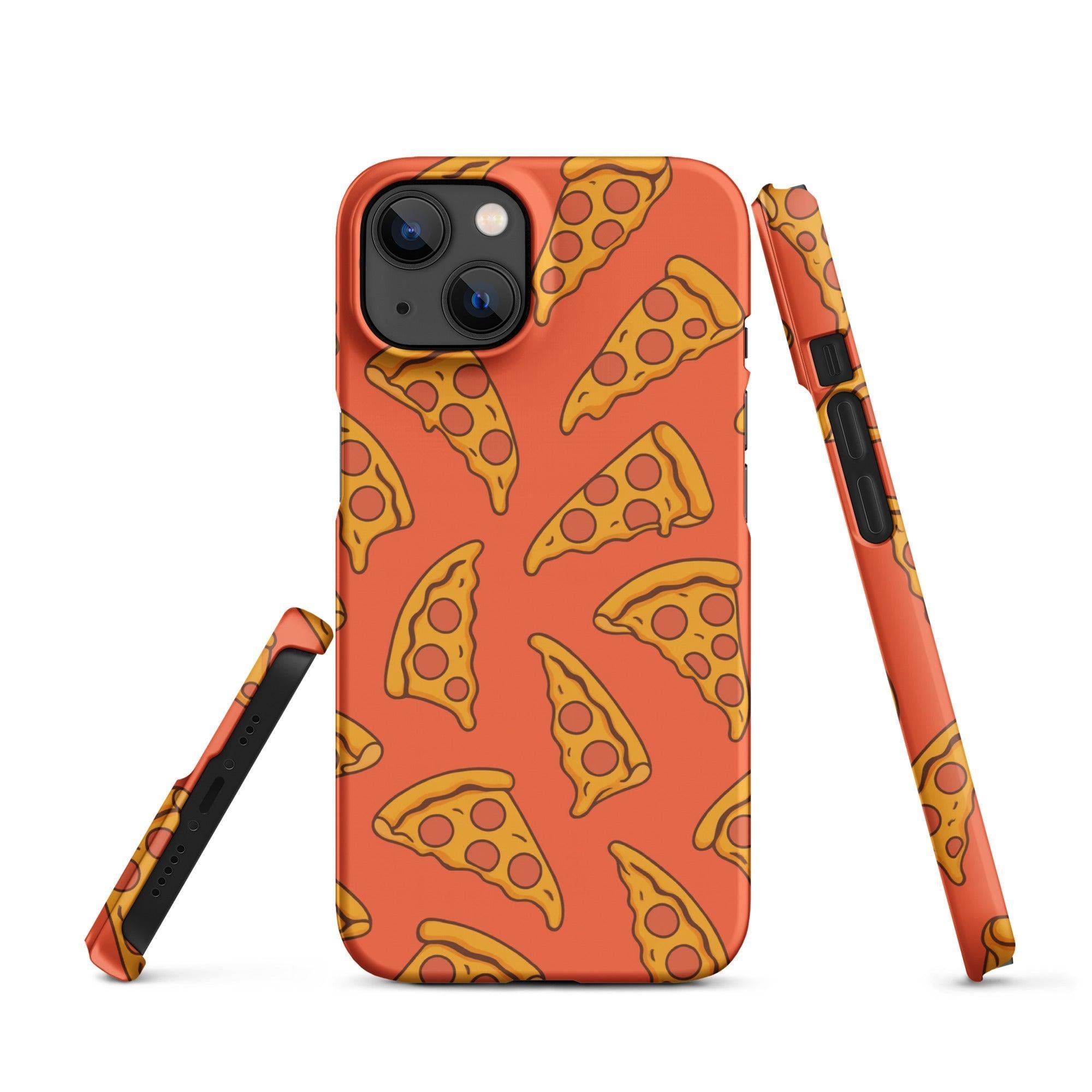 Cover iPhone Resistente – Compatibile con Ricarica Wireless – Design Pizza-Biiply