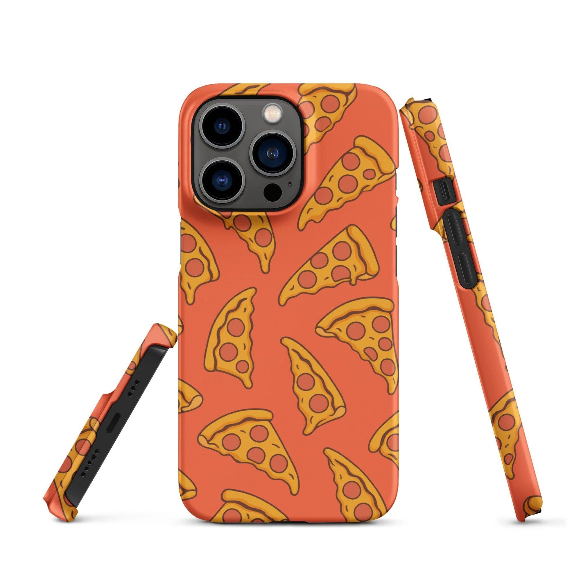 Cover iPhone Resistente – Compatibile con Ricarica Wireless – Design Pizza-Biiply