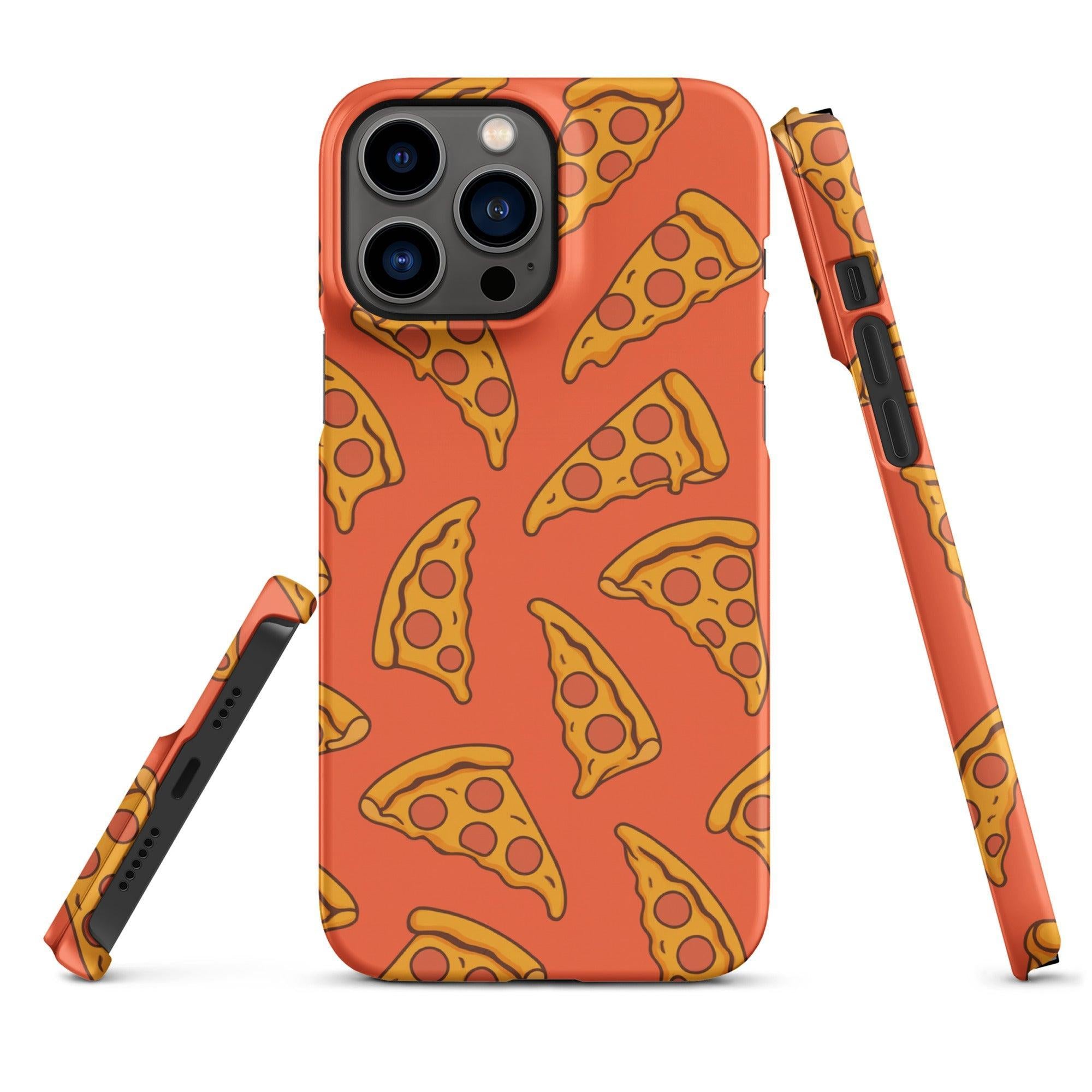 Cover iPhone Resistente – Compatibile con Ricarica Wireless – Design Pizza-Biiply