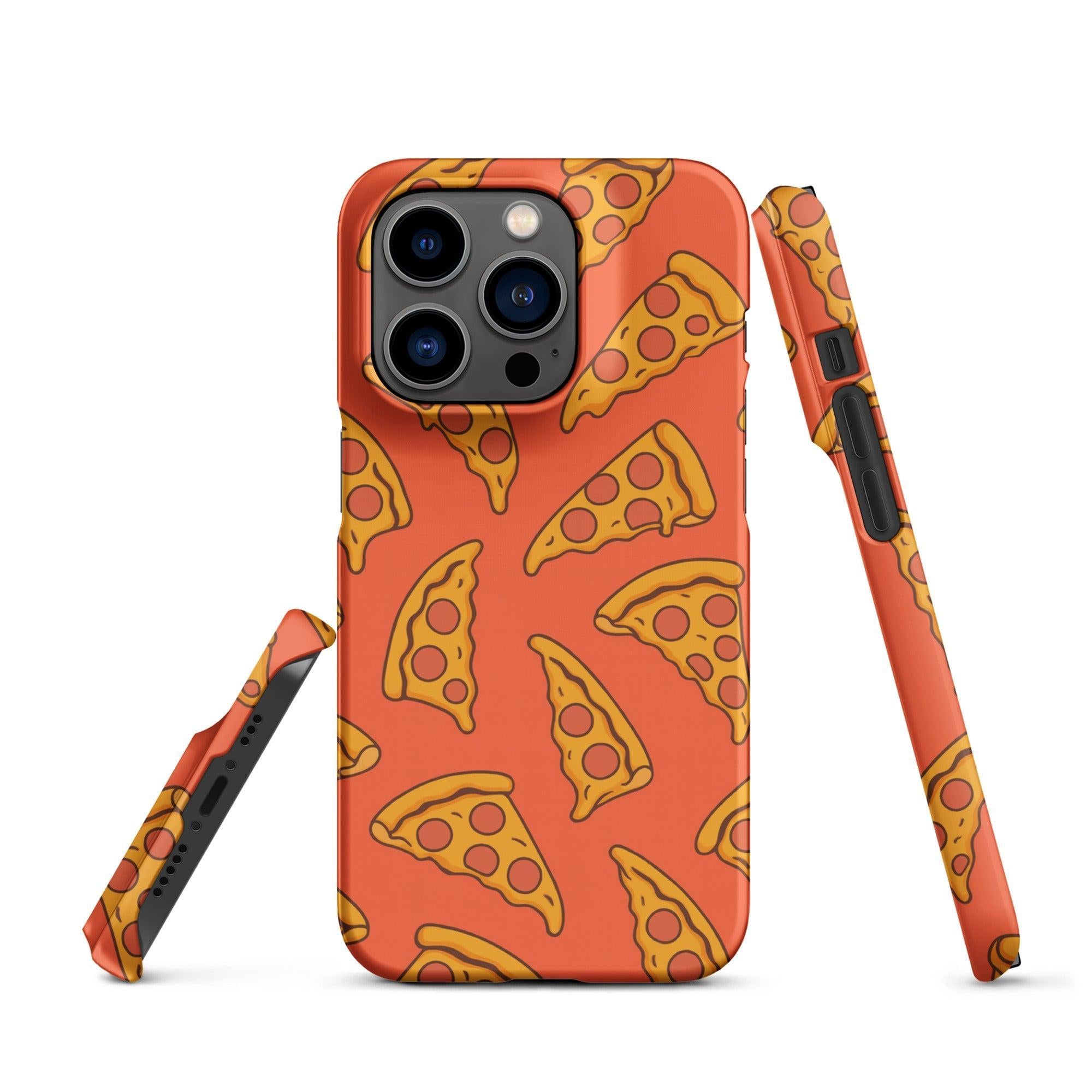 Cover iPhone Resistente – Compatibile con Ricarica Wireless – Design Pizza-Biiply
