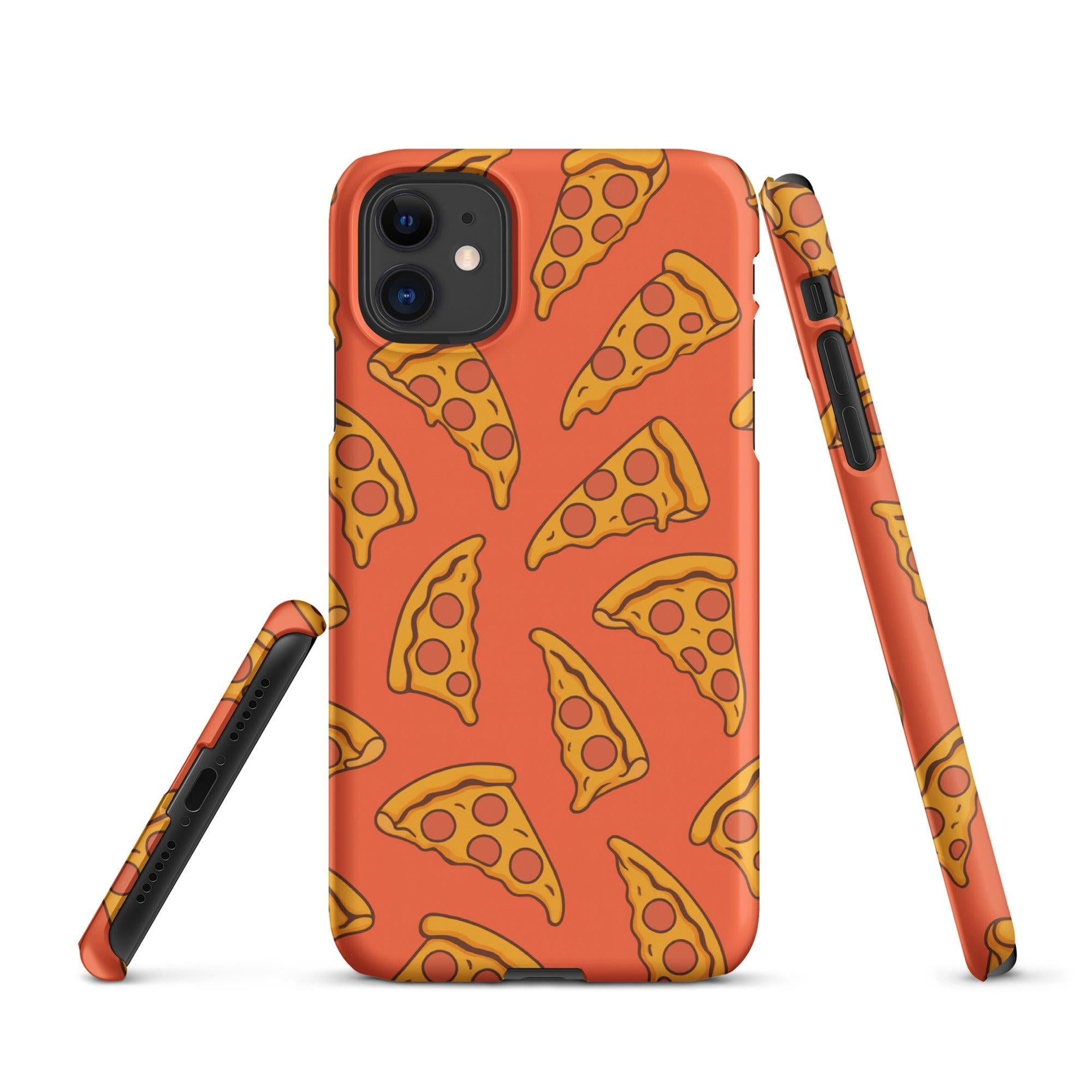 Cover iPhone Resistente – Compatibile con Ricarica Wireless – Design Pizza-Biiply