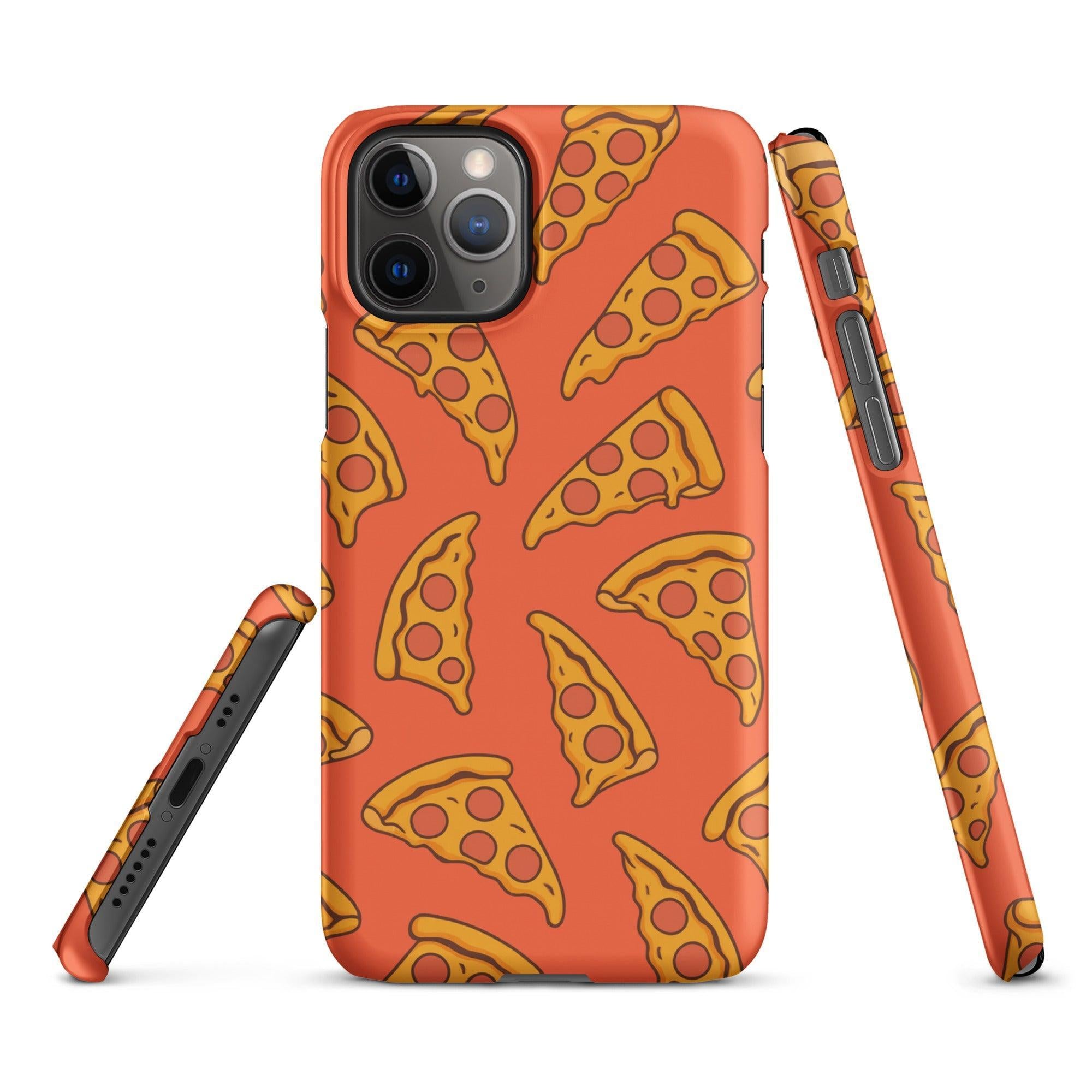 Cover iPhone Resistente – Compatibile con Ricarica Wireless – Design Pizza-Biiply