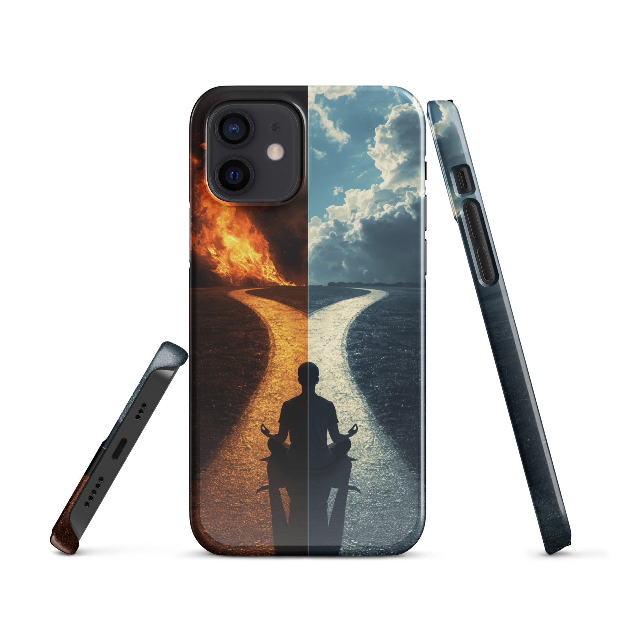 Cover iPhone Resistente – Compatibile con Ricarica Wireless – Design The origin choice-Biiply