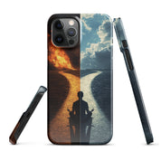 Cover iPhone Resistente – Compatibile con Ricarica Wireless – Design The origin choice-Biiply