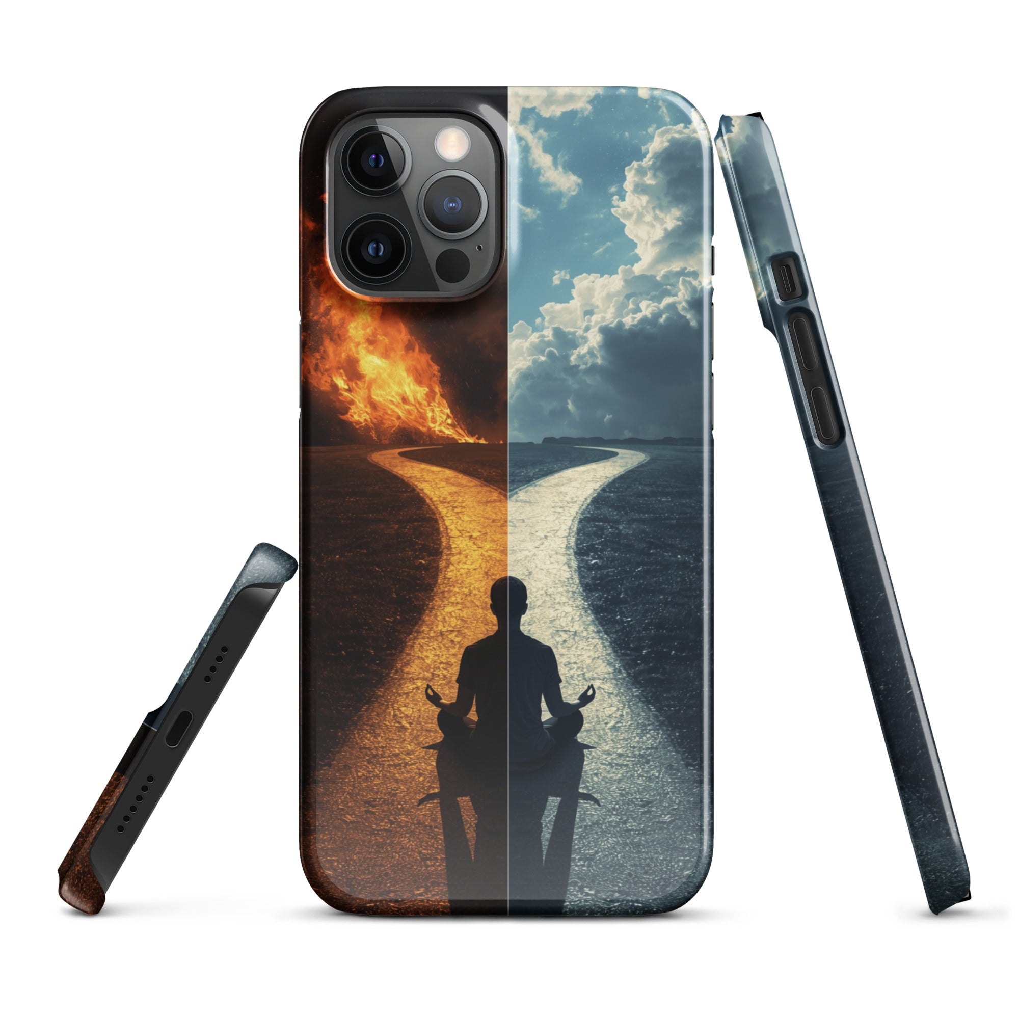 Cover iPhone Resistente – Compatibile con Ricarica Wireless – Design The origin choice-Biiply