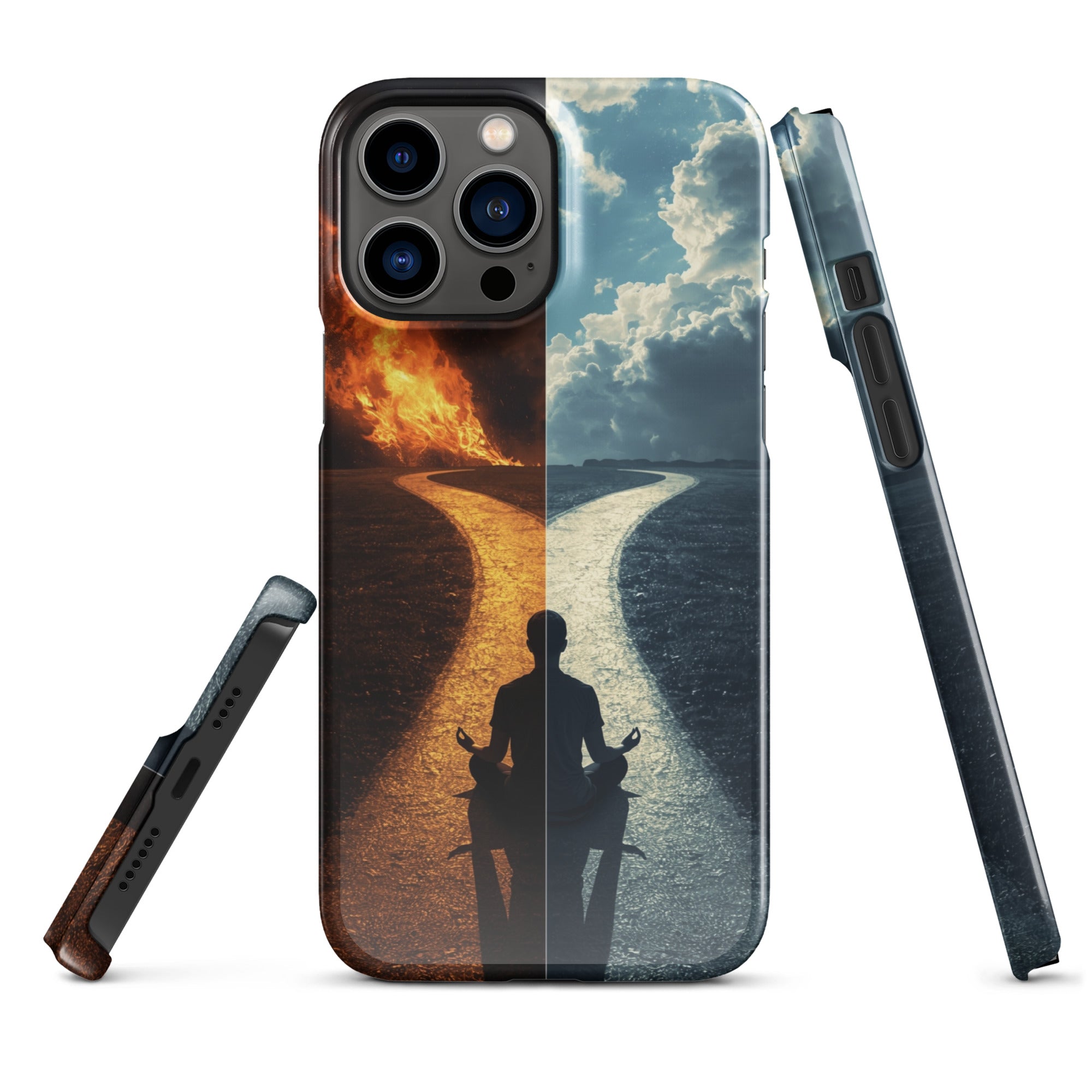 Cover iPhone Resistente – Compatibile con Ricarica Wireless – Design The origin choice-Biiply