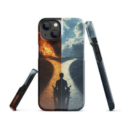 Cover iPhone Resistente – Compatibile con Ricarica Wireless – Design The origin choice-Biiply