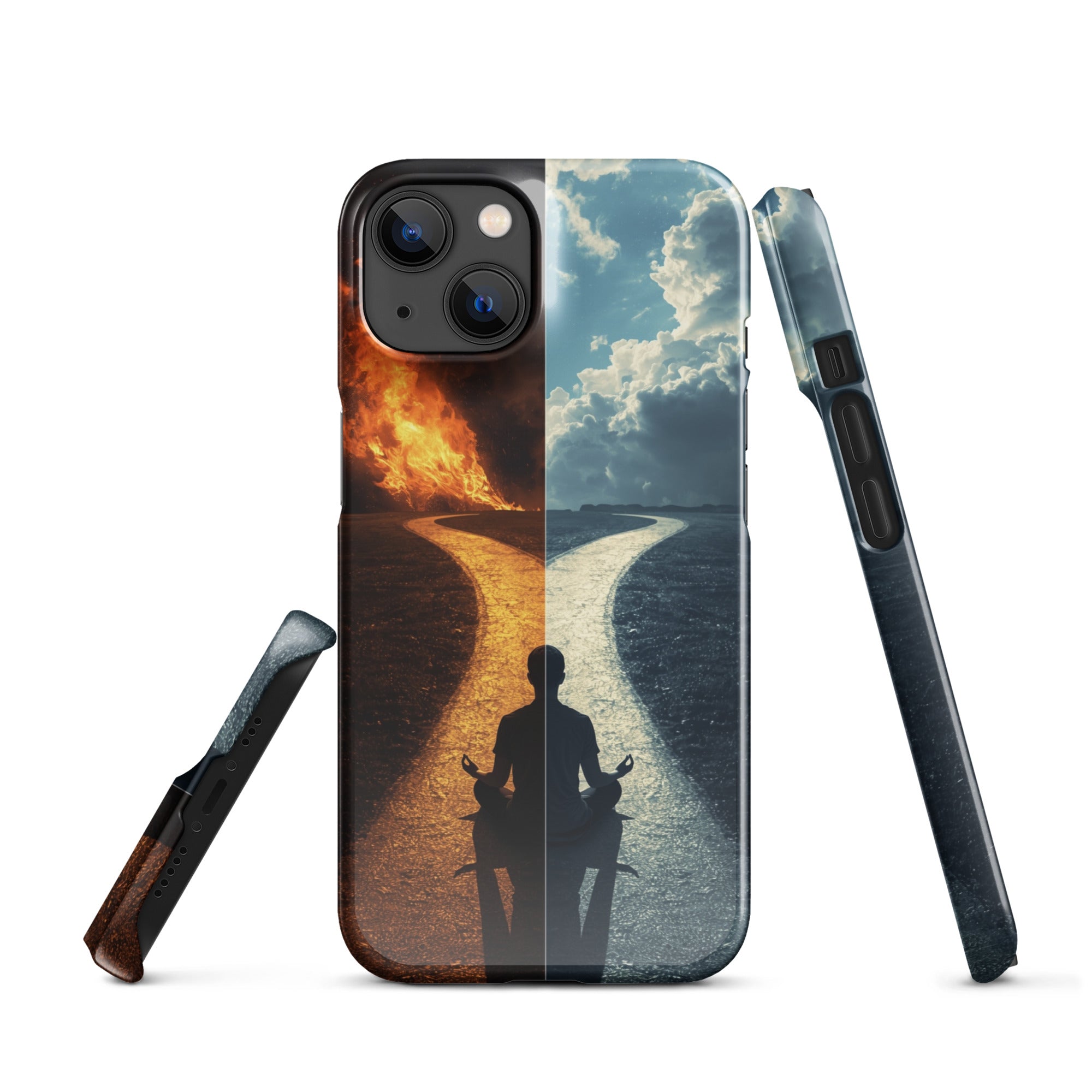 Cover iPhone Resistente – Compatibile con Ricarica Wireless – Design The origin choice-Biiply