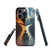 Cover iPhone Resistente – Compatibile con Ricarica Wireless – Design The origin choice-Biiply