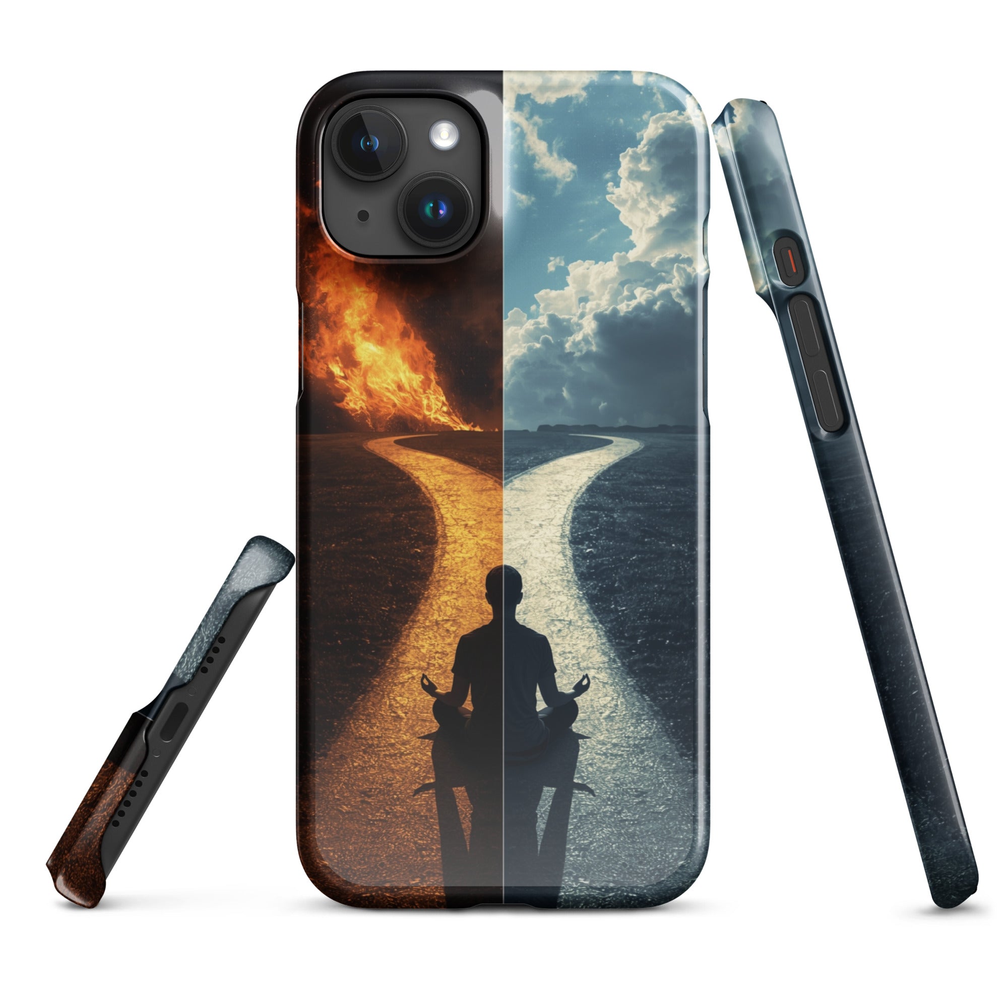 Cover iPhone Resistente – Compatibile con Ricarica Wireless – Design The origin choice-Biiply