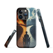 Cover iPhone Resistente – Compatibile con Ricarica Wireless – Design The origin choice-Biiply