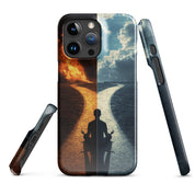 Cover iPhone Resistente – Compatibile con Ricarica Wireless – Design The origin choice-Biiply