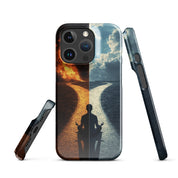 Cover iPhone Resistente – Compatibile con Ricarica Wireless – Design The origin choice-Biiply
