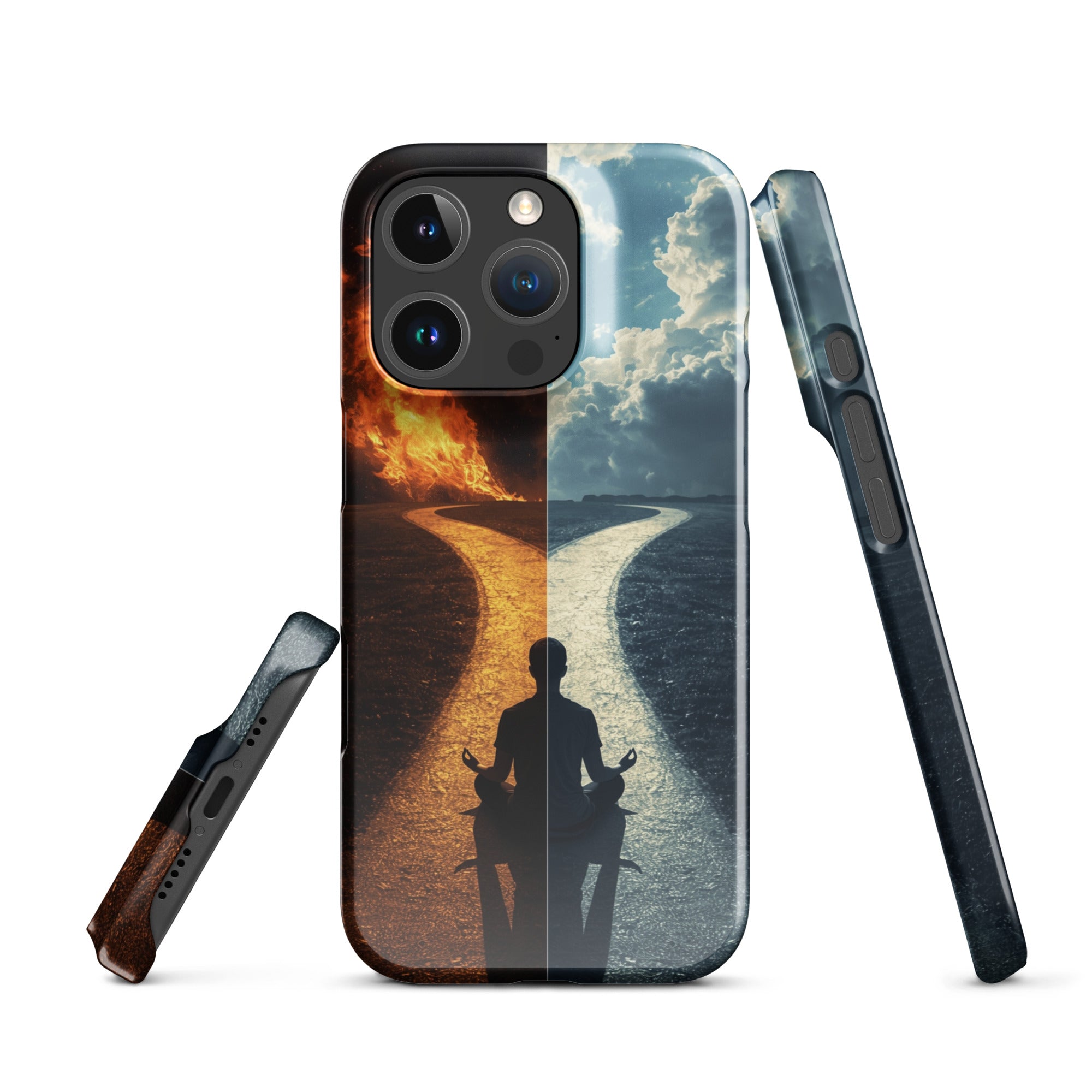 Cover iPhone Resistente – Compatibile con Ricarica Wireless – Design The origin choice-Biiply