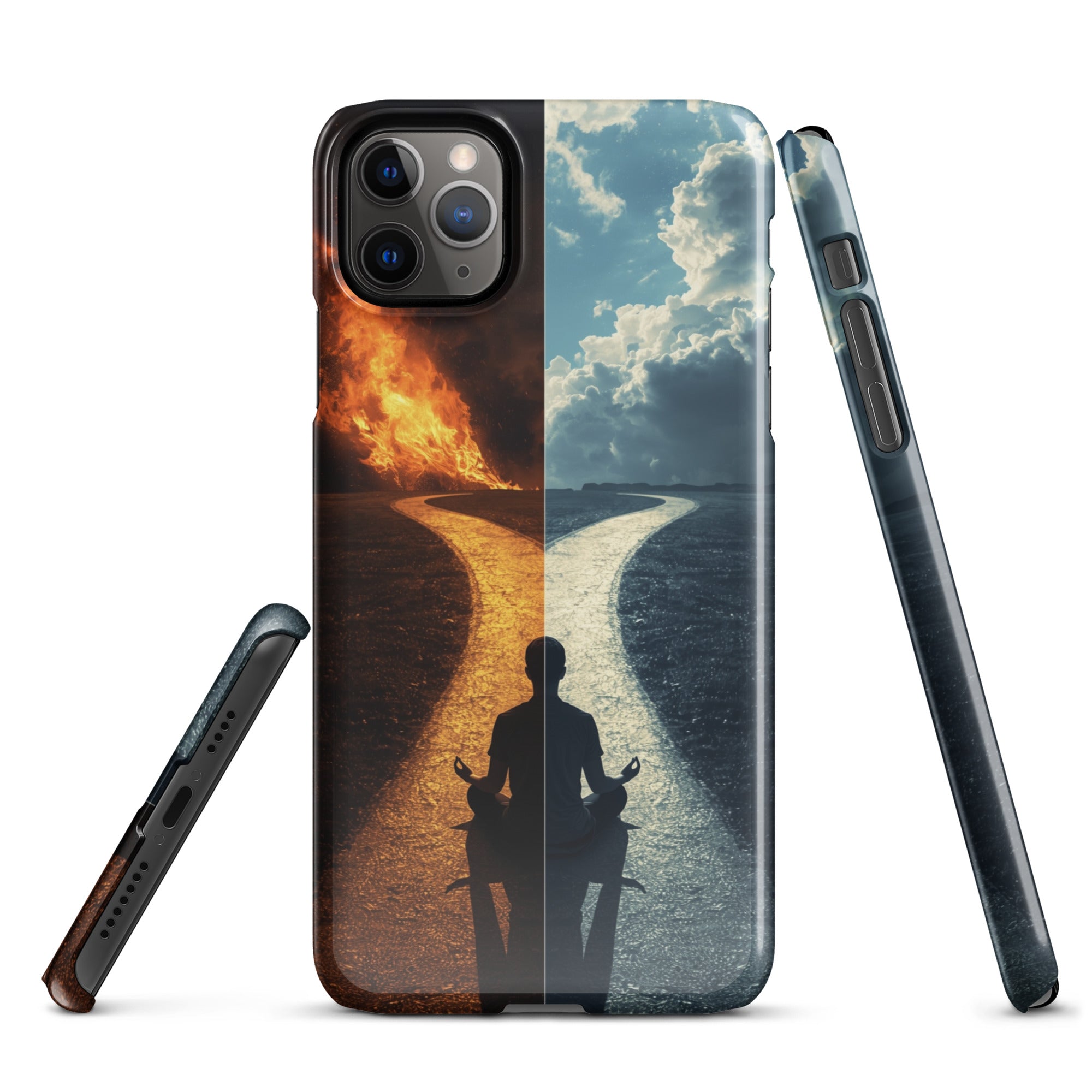 Cover iPhone Resistente – Compatibile con Ricarica Wireless – Design The origin choice-Biiply