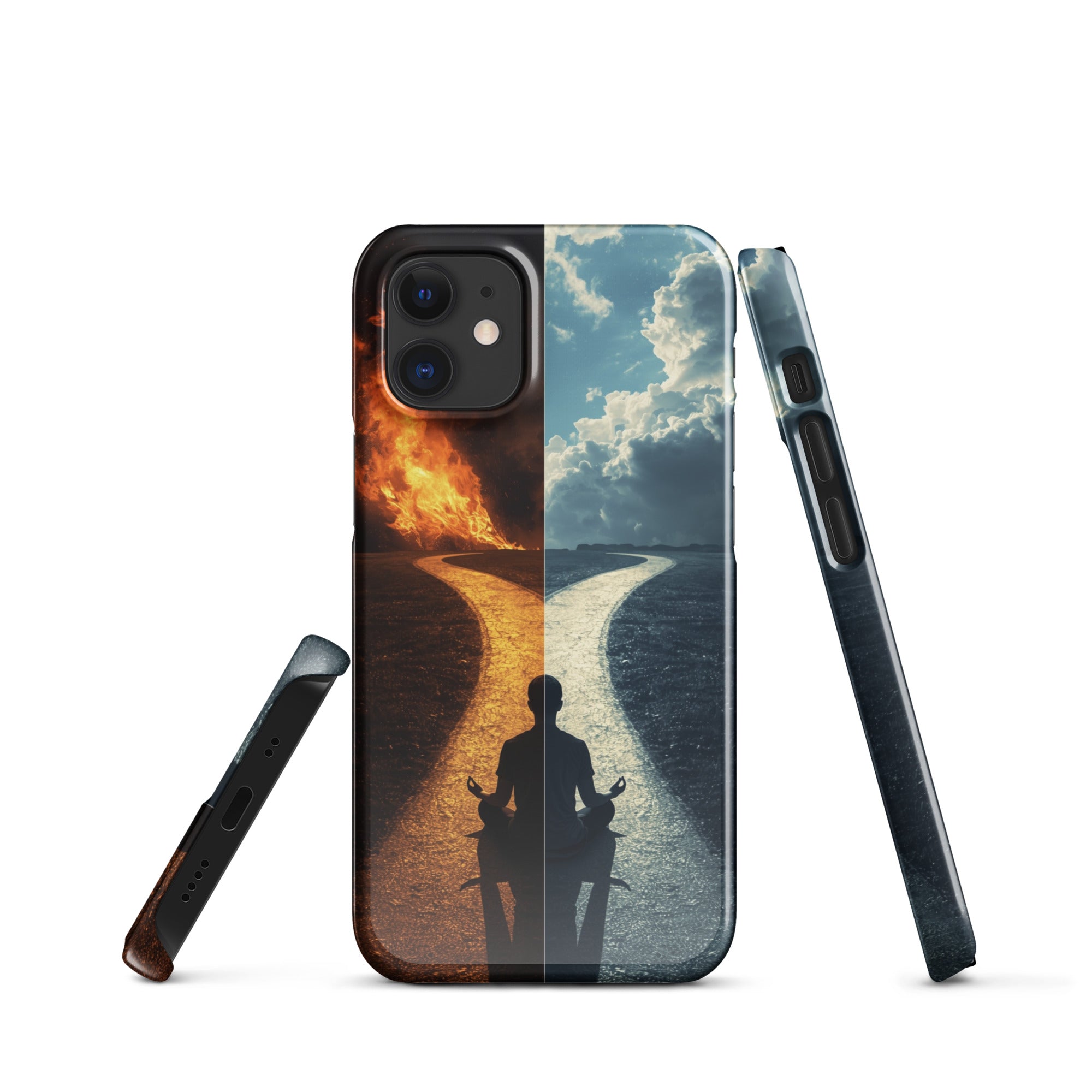 Cover iPhone Resistente – Compatibile con Ricarica Wireless – Design The origin choice-Biiply