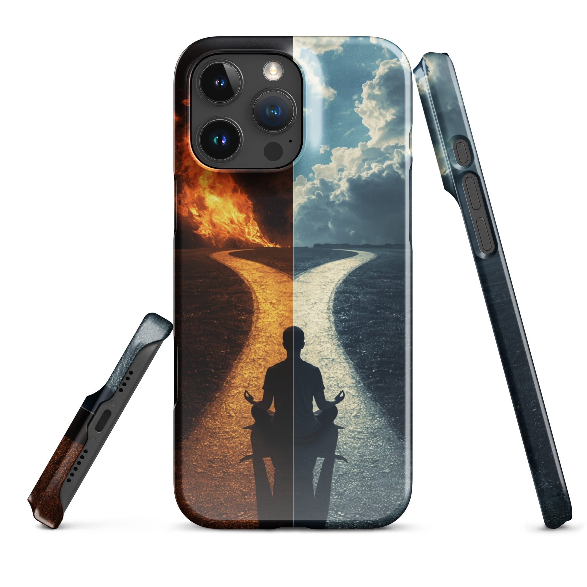 Cover iPhone Resistente – Compatibile con Ricarica Wireless – Design The origin choice-Biiply