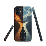 Cover iPhone Resistente – Compatibile con Ricarica Wireless – Design The origin choice-Biiply