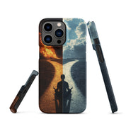 Cover iPhone Resistente – Compatibile con Ricarica Wireless – Design The origin choice-Biiply