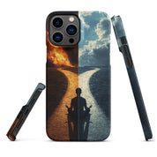 Cover iPhone Resistente – Compatibile con Ricarica Wireless – Design The origin choice-Biiply