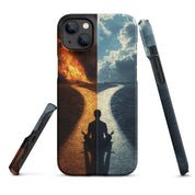 Cover iPhone Resistente – Compatibile con Ricarica Wireless – Design The origin choice-Biiply