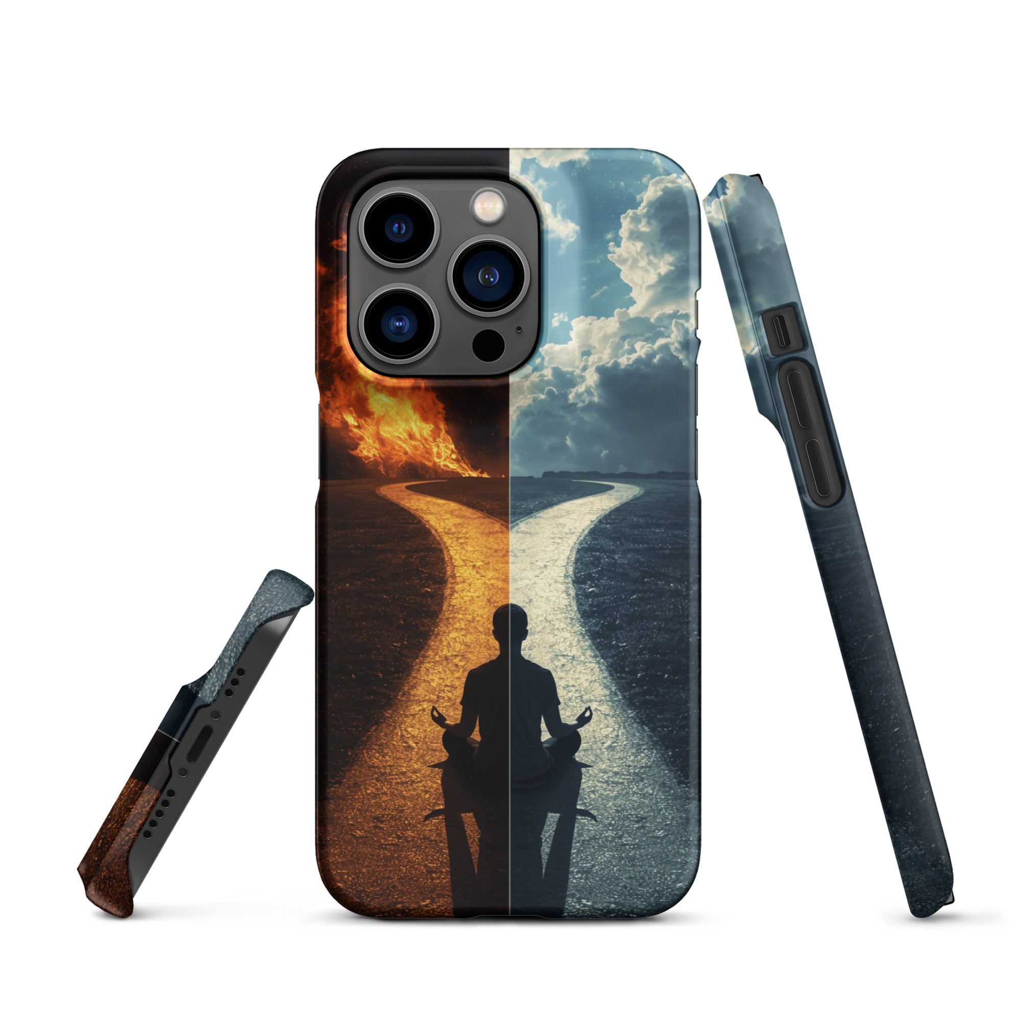 Cover iPhone Resistente – Compatibile con Ricarica Wireless – Design The origin choice-Biiply