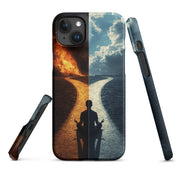 Cover iPhone Resistente – Compatibile con Ricarica Wireless – Design The origin choice-Biiply