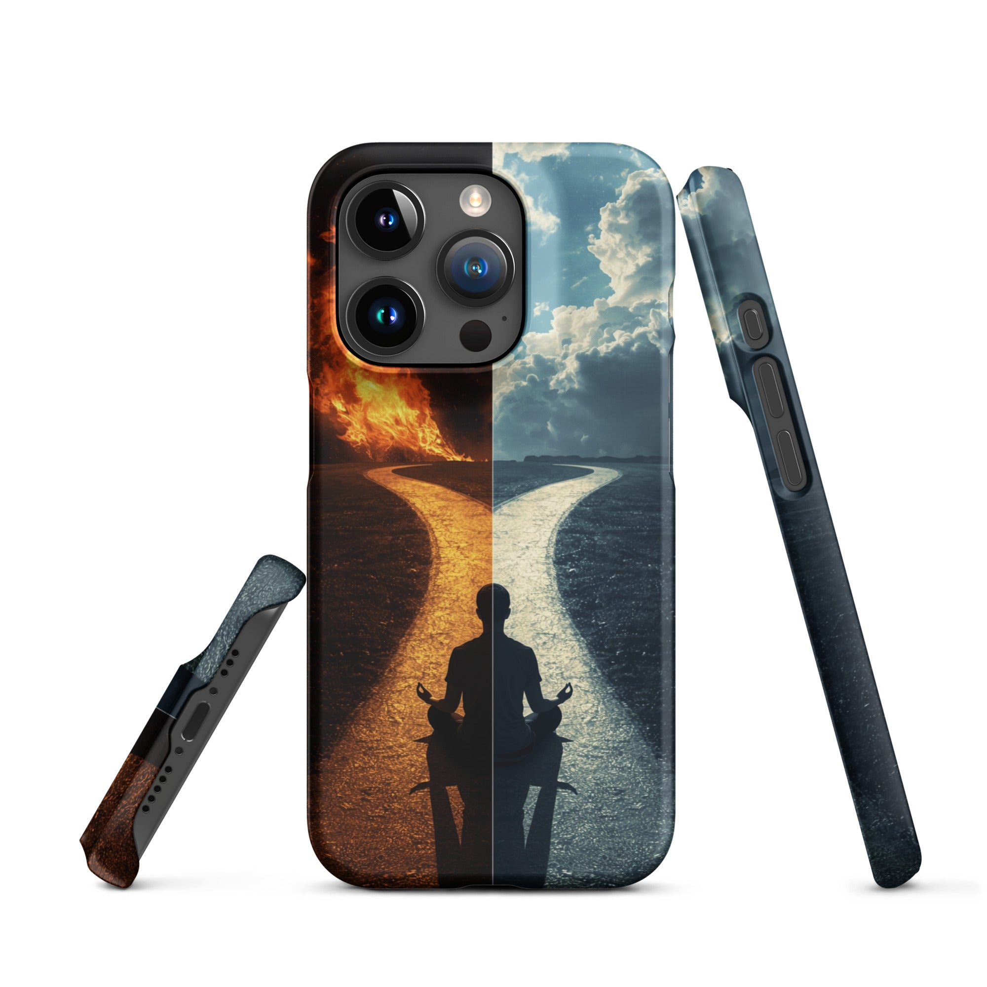 Cover iPhone Resistente – Compatibile con Ricarica Wireless – Design The origin choice-Biiply