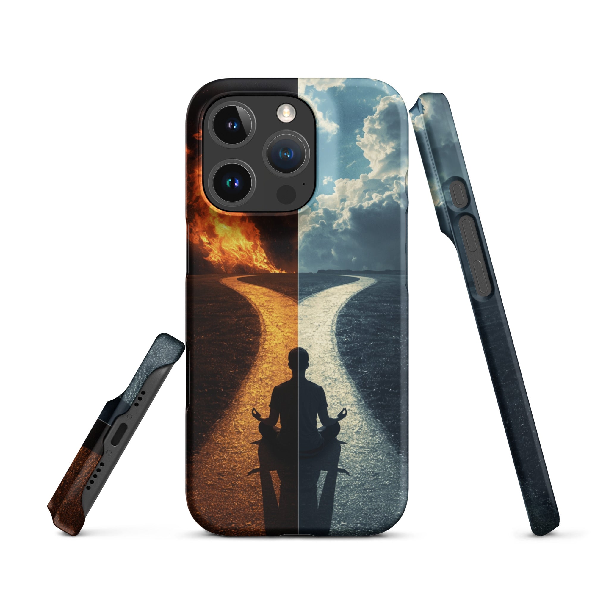 Cover iPhone Resistente – Compatibile con Ricarica Wireless – Design The origin choice-Biiply