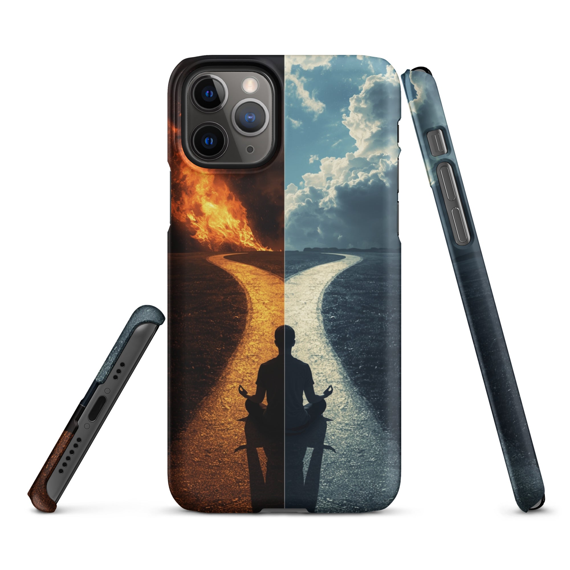 Cover iPhone Resistente – Compatibile con Ricarica Wireless – Design The origin choice-Biiply