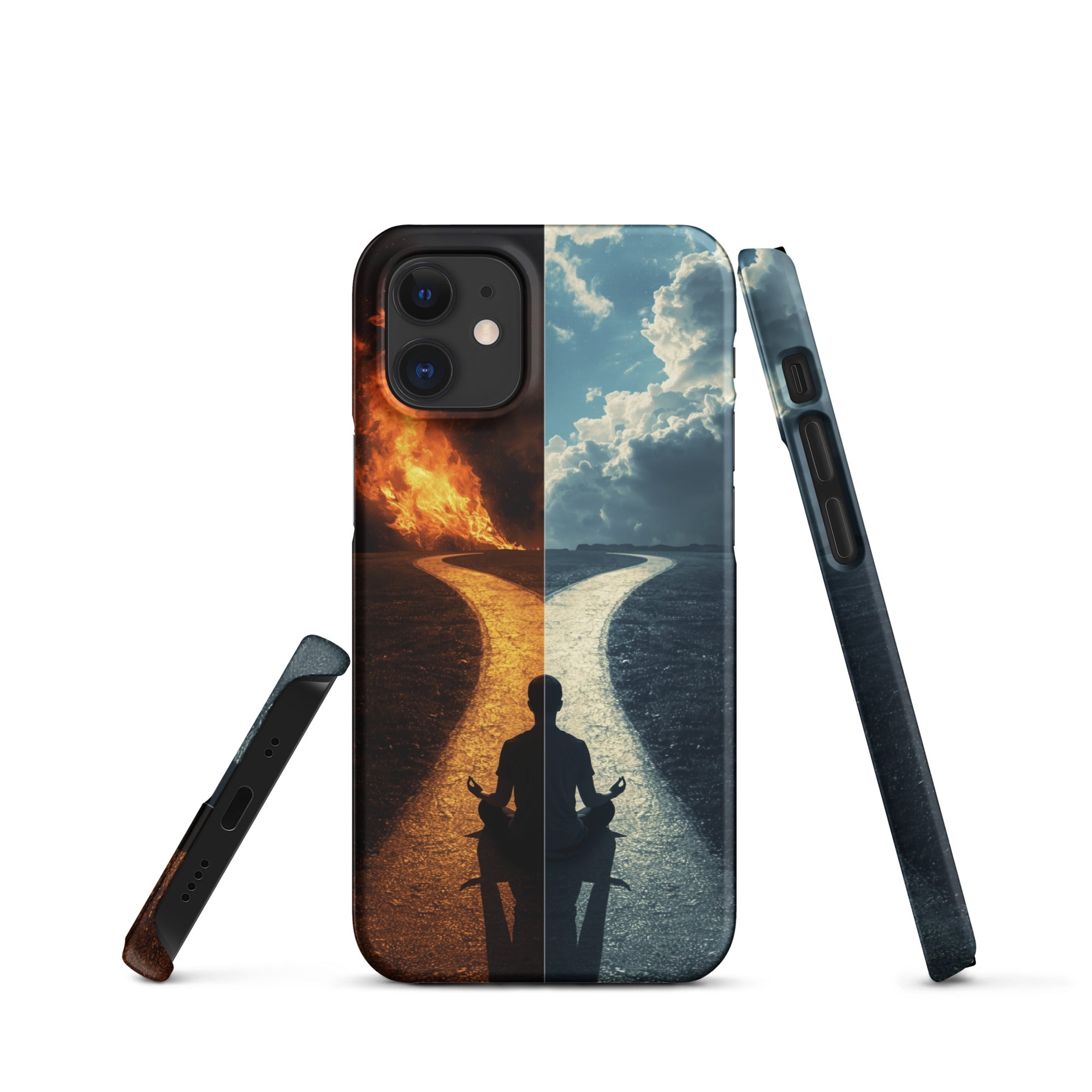 Cover iPhone Resistente – Compatibile con Ricarica Wireless – Design The origin choice-Biiply