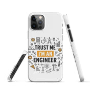 Cover iPhone Resistente – Compatibile con Ricarica Wireless – Design Trust Me i'm an engineer-Biiply