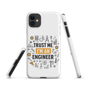 Cover iPhone Resistente – Compatibile con Ricarica Wireless – Design Trust Me i'm an engineer-Biiply