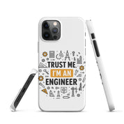 Cover iPhone Resistente – Compatibile con Ricarica Wireless – Design Trust Me i'm an engineer-Biiply